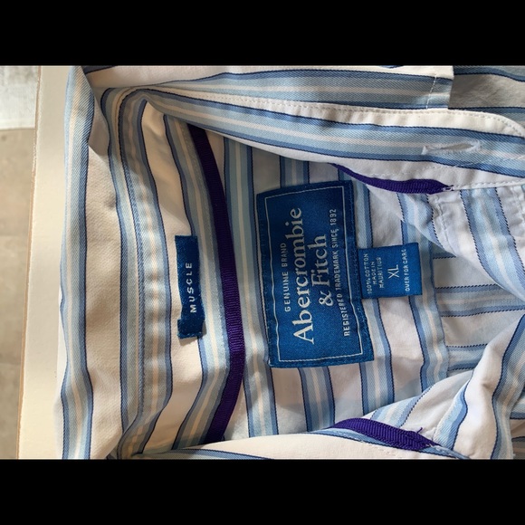 Mens Abercrombie and Fitch mens button down casual - Picture 2 of 2